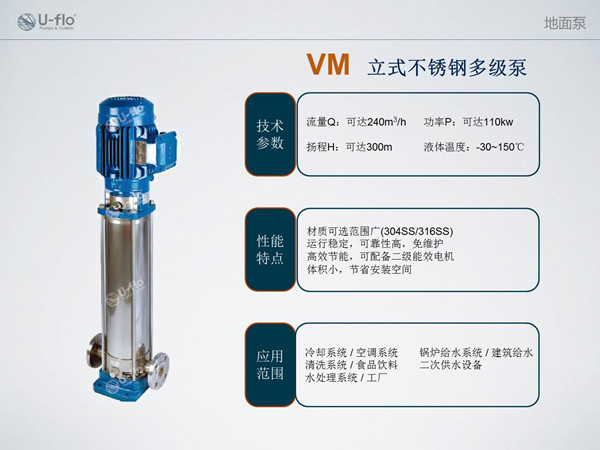 不銹鋼立式多級泵型號參數(shù)